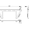 Полка клавиатурная откидная для 19" шкафов и стоек GYDERS GDR-KBF-B