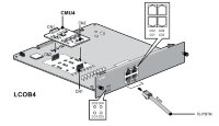 LG-Ericsson MG-LCOB4 Плата городских линий (4 порта) 