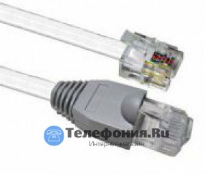 Патч-корд 10 метров RJ12-RJ45 SINELLS RJ12-RJ45-3-10